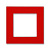 ABB EPJ Levit краcный / дымчатый чёрный Сменная панель на рамку 1 пост, , красный