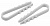 ЭРА DX-19-25-w-10 Дюбель-хомут для круглого кабеля 19-25мм белый (10шт)
