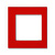 ABB EPJ Levit краcный / дымчатый чёрный Сменная панель на многоп. рамку, внешняя, , красный