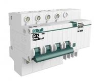 DEKraft ДИФ-101 Дифференциальный автоматический выключатель 4Р 16А 30мА тип AC (С) 4,5кА