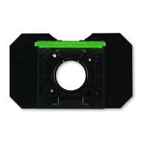 ABB EPJ Levit зелёный / дымчатый чёрный Розетка для централ. систем пылеудаления