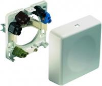 ABL Розетка для подключения электроприборов, термопласт, для скрытого или поверхностного монтажа (белый)