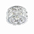 Lightstar Onda Хром/Хром/Прозрачный Встраиваемый светильник 032804 GU5.3 1х50W IP20
