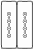 DKC Секция прямая шинопровод 2+2 точек отвода L=3000мм Cu 4P+4P25A