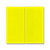 ABB EPJ Levit жёлтый / дымчатый чёрный Сменная панель на клавишу, выкл. 2-кл., , жёлтый
