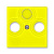 ABB EPJ Levit жёлтый / дымчатый чёрный Накладка для розеток TV-R / TV-R-SAT, , жёлтый