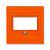 ABB EPJ Levit Оранжевый / дымчатый чёрный Накладка для розеток USB / HDMI / VGA, , оранжевый