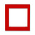 ABB EPJ Levit краcный / дымчатый чёрный Накладка на рамку 55х55, внешняя, , красный