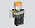 IEK Кнопка управления LAY5-BW3561 с подсветкой желтый 1з