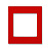 ABB EPJ Levit краcный / дымчатый чёрный Сменная панель на многоп. рамку, промеж., , красный