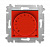 ABB EPJ Levit краcный / дымчатый чёрный Терморегулятор универсальный, с поворотной ручкой, , 16A, красный/дымчатый чёрный