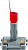 ABB EPJ Levit  Блок подсветки (ориентац.), LED 0.5 мA, красный