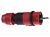 ABL Вилка с/з, резина+полиамид, IP54, 16A, 250B DIN 49440/441 для кабеля до 3x2,5 (красный/чёрный)
