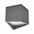 Lightstar Quadro Серый/Белый/Серый Потолочный светодиодный светильник LED 1х12W IP20