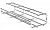 Axelent Проволочный лоток G-образный шириной 150 мм, высотой 120 мм, оцинкованный, горячая гальваника (для улицы, всепогодный) (2.5 м)