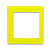 ABB EPJ Levit жёлтый / дымчатый чёрный Накладка на рамку 55х55, внешняя, , жёлтый