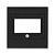 ABB EPJ Levit антрацит / дымчатый чёрный Накладка для розеток USB / HDMI / VGA, , антрацит