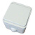 Розетка 2П OУ IP44 16А белая Орель TDM