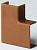 DKC APM 40x17 Угол плоский коричневый (розница 4 шт в пакете, 14 пакетов в коробке)