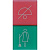 BT Axolute Индикатор со встроенными светодиодами с зелёным и красным рассеивателем "Не беспокоить/Уборка"