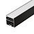 Arlight Профиль с экраном SL-LINE-5050-2500 BLACK+OPAL